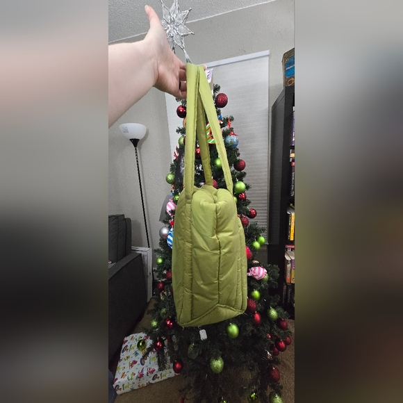 Baggu Puffy Mini Tote Pistachio - Picture 5 of 15